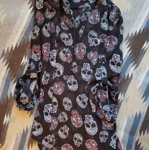Wrangler Rock 47 skull tunic